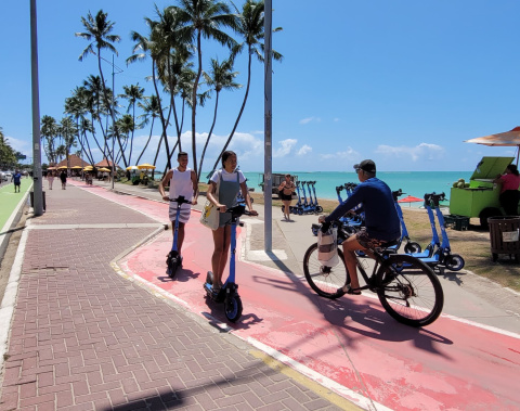 Maceió regulamenta compartilhamento de bicicletas e patinetes elétricos