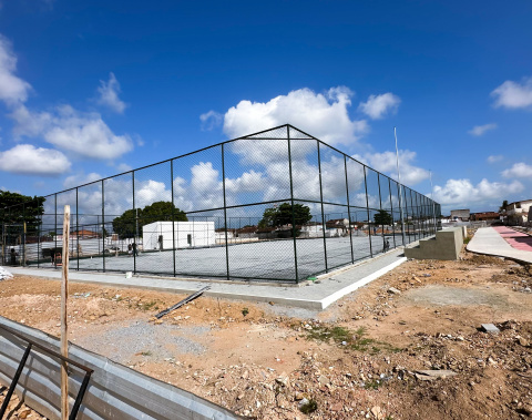 Obras de expansão do Parque Esportivo do Biu chegam a 85% de conclusão