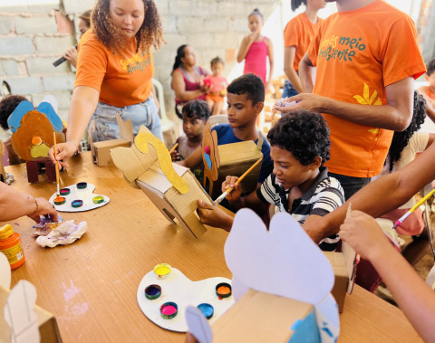 Autarquia de Desenvolvimento Sustentável realiza ações de educação ambiental no Alto do Boi, em Ipioca