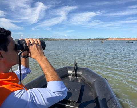Prefeito JHC acompanha inspeção da Marinha em área da Lagoa Mundaú