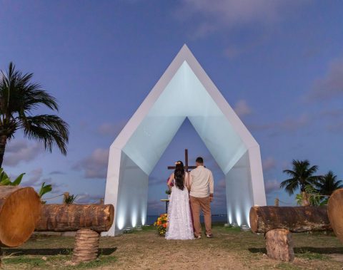 Capelinha de Jaraguá recebe primeiro casamento