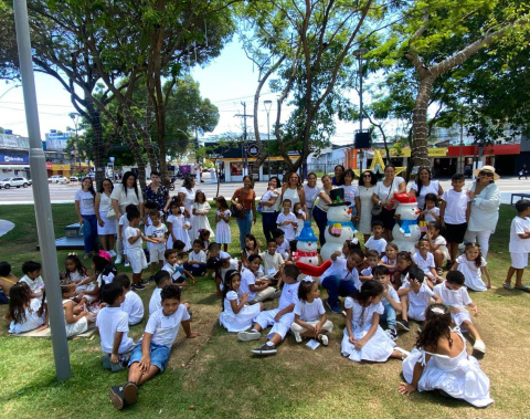 Alunos da Educação Infantil finalizam etapa de aprendizagem no Parque Centenário