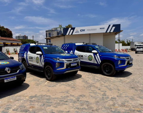 Guarda Municipal de Maceió recebe novas viaturas para auxiliar equipes operacionais