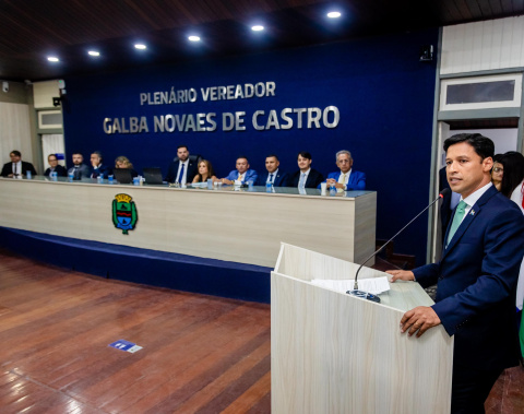 Vice-prefeito representa JHC na abertura dos trabalhos do Legislativo