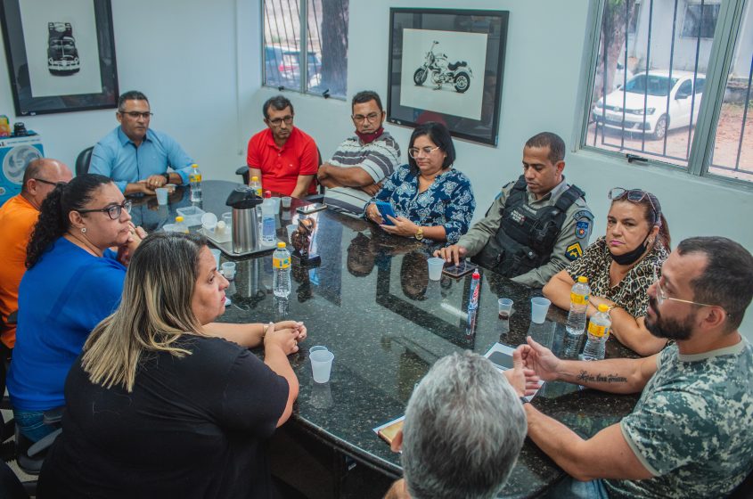Reunião contou com a presença de representantes de alguns bairros da parte alta. Foto: Evinho Silva/Ascom SMTT