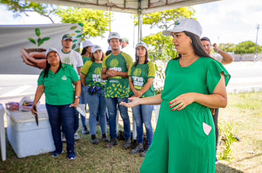 Moradores são orientados a preservar espécies plantadas. Foto: Itawi Albuquerque/ Secom Maceió