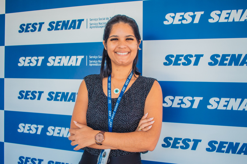 Coordenadora do Sest/Senat pontuou parceria com órgão municipal de trânsito. Foto: Evinho Silva/Ascom SMTT
