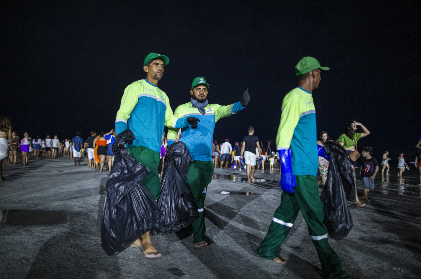 Alurb recolhe mais de uma tonelada de recicláveis. Foto: Alisson Frazão/Secom Maceió