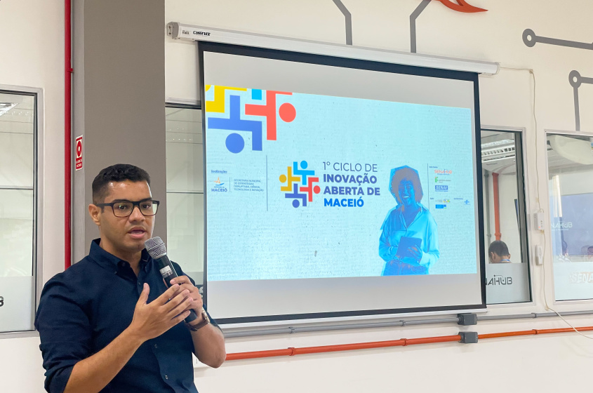 Secretário Marcos Cavalcanti, da Semurb, elogiou sucesso do Ciclo de Inovação Aberta. Foto: Winicius Correia/Ascom Sedciti