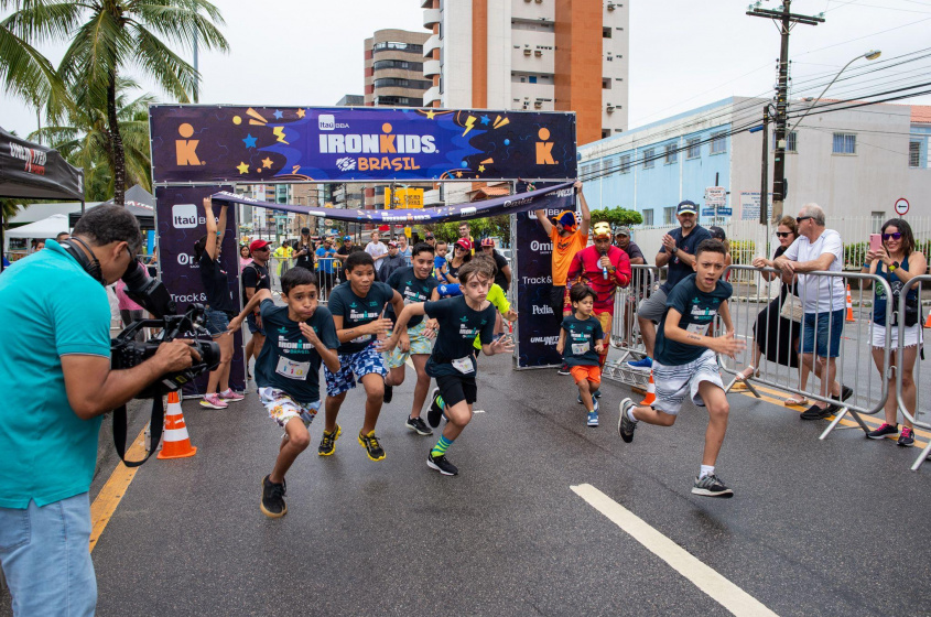 Os pequenos participaram da corrida de acordo com a sua respectiva faixa etária. Foto: Juliete Santos / Secom Maceió
