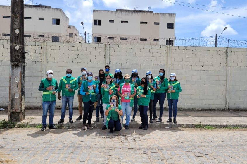 Educadores ambientais percorrem bairros da capital levando informações sobre a preservação do meio ambiente. Foto: Ascom Sudes