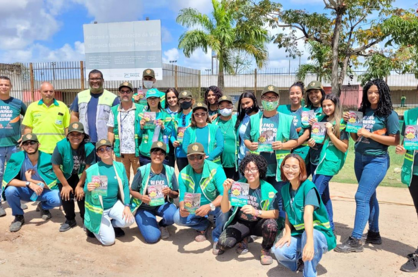 Equipe que participou das ações de fiscalização e educação ambiental. Foto: Ascom Sudes
