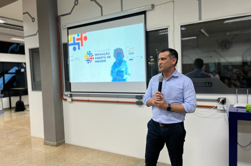 Secretário Sergio Cavalcante ressaltou brilhantismo das propostas apresentadas durante os quatro dias de Funil de Seleção. Foto: Ana Júlia Barros / Ascom Sedciti.