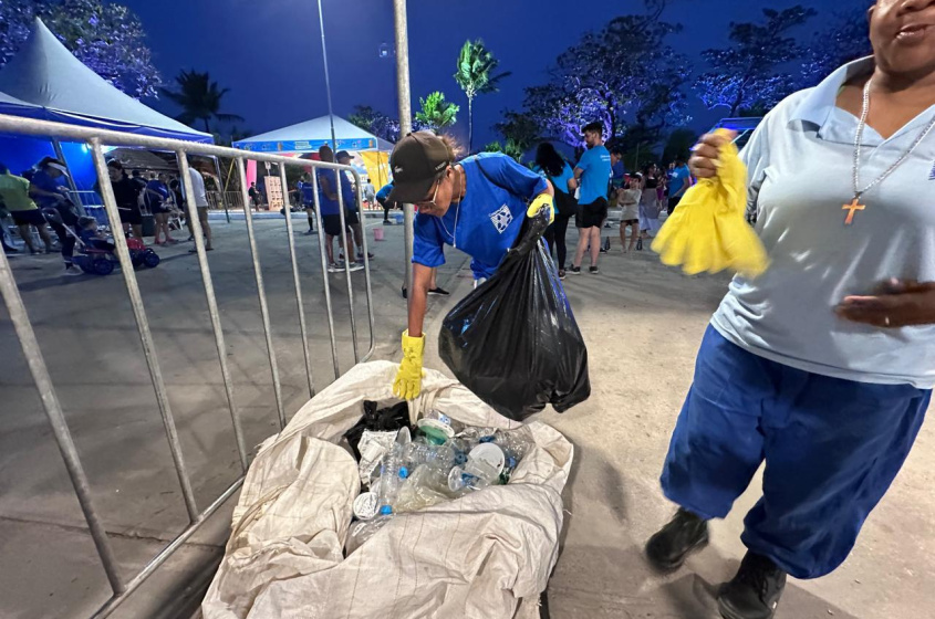 Recicláveis garante renda aos cooperados. Foto: Alexandre Vieira/Ascom Alurb