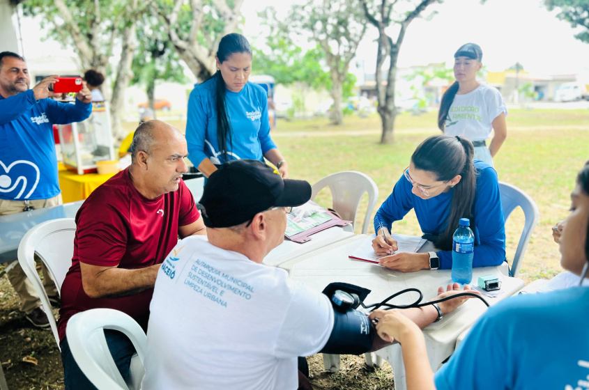 Comunidade teve acesso a serviços de saúde. Foto: Crystália Tavares/ Ascom Alurb