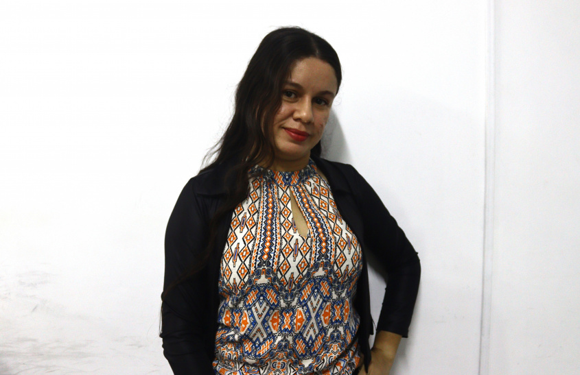 Girleide Tavares, 29 anos, diz estar feliz com nova jornada. Foto: Jamerson Soares/Ascom Semed
