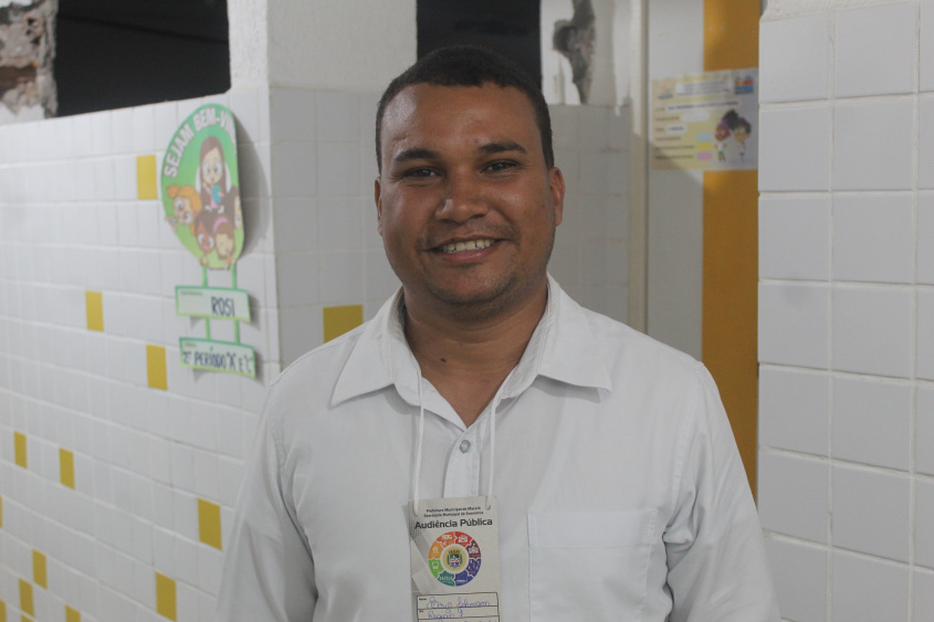 "Essa escuta ativa, de poder ouvir a população local é fantástica", conta Eric Johnson. Foto: Luís Otávio Mendonça/ Ascom Sefaz