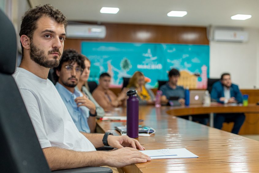 Estudante da FGV, Lorenzo Prandini, é um dos participantes do programa de imersão. (Foto: Célio Júnior/Secom Maceió)