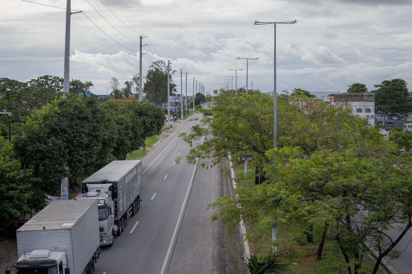 BR-104 é uma das principais vias de acesso a Maceió. Foto: Alisson Frazão/Secom Maceió