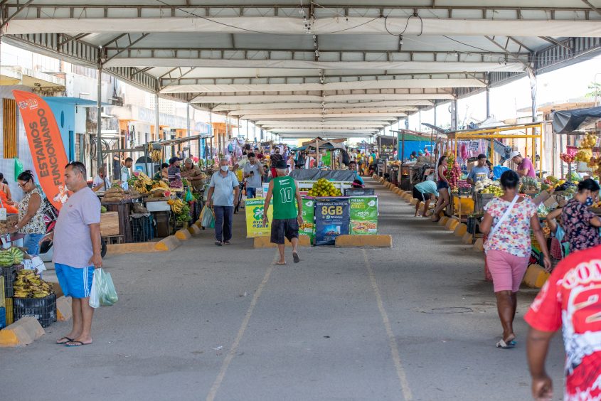 Nova Feira do Biu foi entregue aos comerciantes no final de janeiro pela Semtabes (Foto: Célio Junior/Secom Maceió)