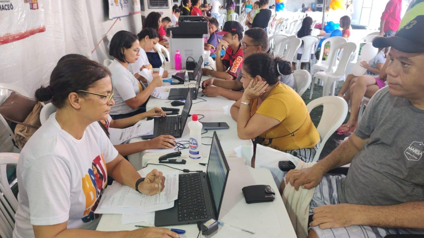 Ação também contou com atendimento do Cadastro Único. Foto: Ascom Semdes