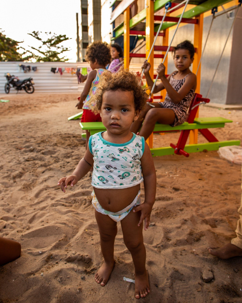 Parque infantil para as crianças do Residencial Parque da Lagoa. Foto: Itawi Albuquerque / Secom Maceió