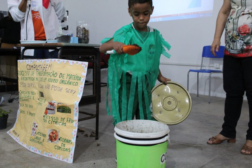 Escola Municipal Nosso Lar I integra ações de combate à dengue. Foto: Arquivo Semed
