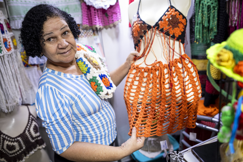 Márcia Cristina começou a empreender após os 40 anos de idade. Foto: Alisson Frazão/ Secom Maceió