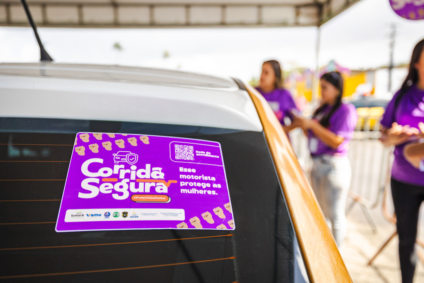 A campanha Corrida Segura combateu a violência contra a mulher. Foto: Arquivo/Secom