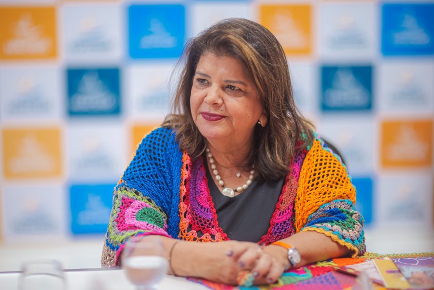 Luiza Trajano é acionista e presidente do Conselho de Administração do Magazine Luiza. Foto: Itawi Albuquerque / Secom Maceió