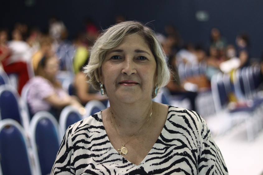 Diretora de gestão educacional da Semed, Tânia Almeida. Foto: Pedro Farias/Ascom Semed