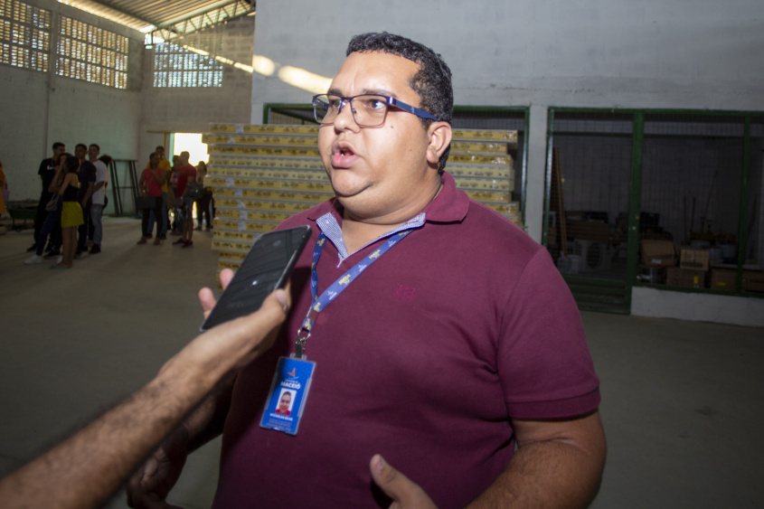 Diretor do Sine Maceió, Nycholas Pires. Foto: Alan dos Santos/Secom Maceió