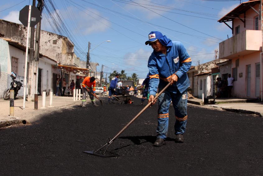 Mais de 300 ruas foram pavimentadas na atual gestão. Foto: Wilma Andrade / Ascom Seminfra