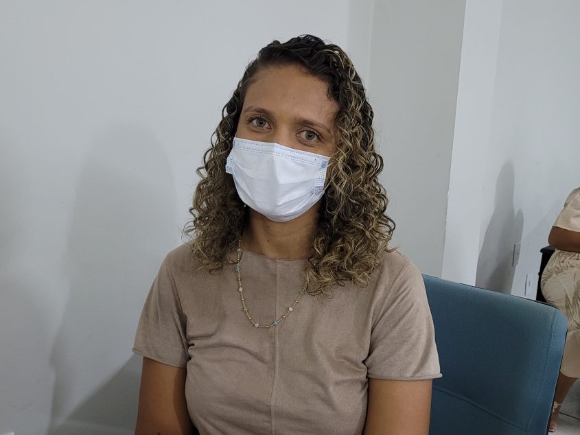 Carolina Correria, terapeuta ocupacional e técnica de referência do eNasf 7. Foto: Ascom SMS