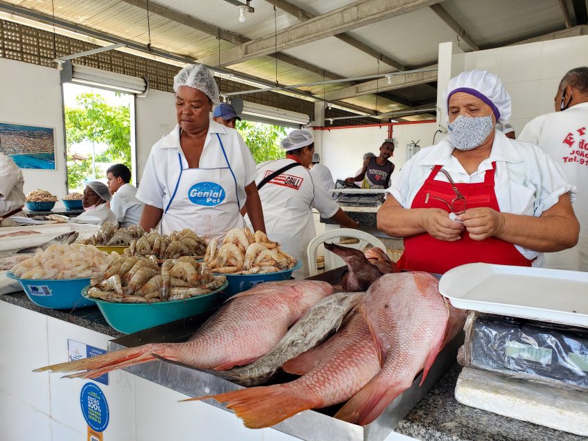 Movimentação no Centro Pesqueiro deve aumentar durante Feira de Pescados (Foto: Tatiane Gomes/Ascom Semtabes)