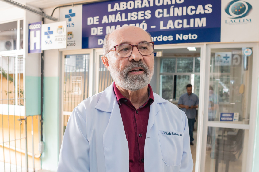 Secretário de Saúde de Maceió, Luiz Romero Farias. Foto: Victor Vercant/Ascom SMS