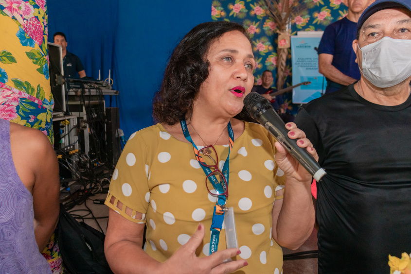Coordenadora da Atenção Primária de Maceió, Ednalva Araújo. Foto: Victor Vercant/Ascom SMS