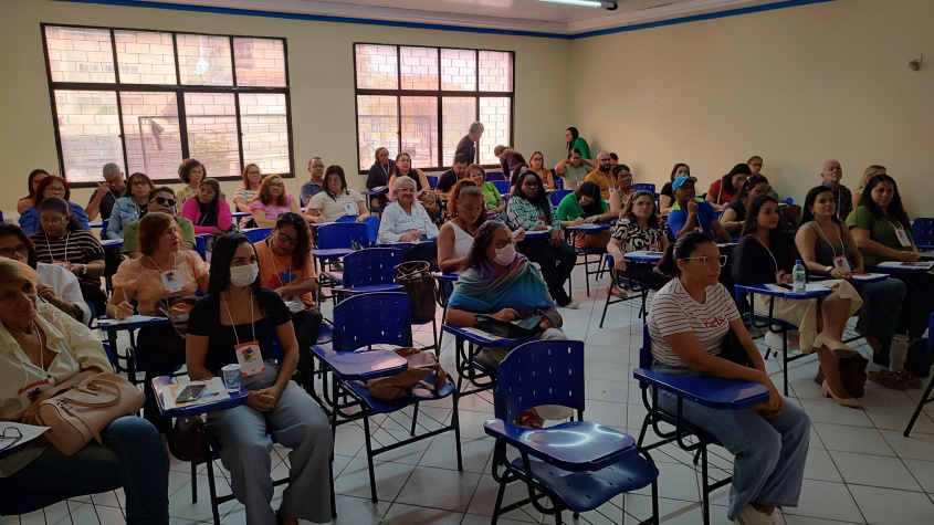 Evento reúne 75 profissionais do Serviço de Convivência de Maceió. Foto: Ascom Semdes
