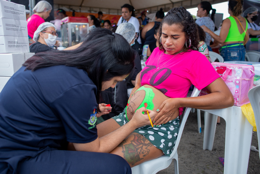 Josenilda da Silva ressaltou que as iniciativas são importante para cuidados com a saúde. Foto: Juliete Santos / Secom Maceió