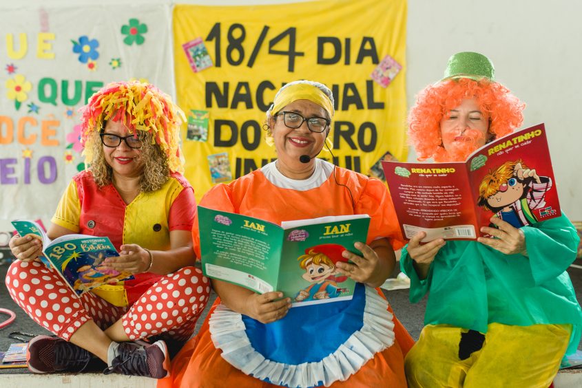 Educadoras sociais da unidade se fantasiariam de Visconde de Sabugosa,  Emília e Dona Benta. Foto: Gabriel Moreira/Secom Maceió