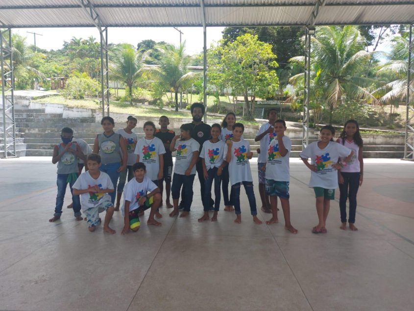 Cerca de 30 crianças participam das aulas de Kung Fu. Foto: Luiz Felipe Pimentel (estagiário)/Ascom Semas