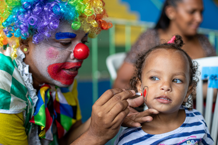 Crianças se divertiram com as atrações. Foto: Célio Júnior/Secom Maceió