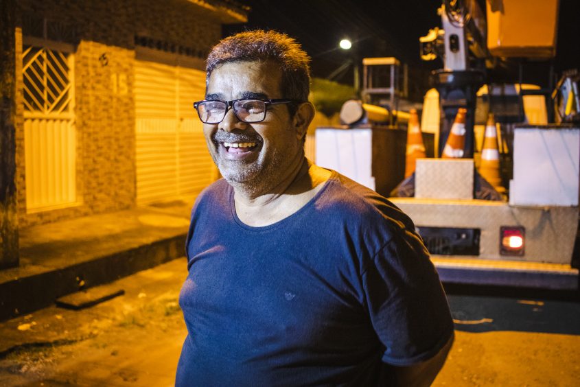 Edmilson é morador do Gama Lins há 15 anos. Foto: Matheus Alves/Ascom Sima