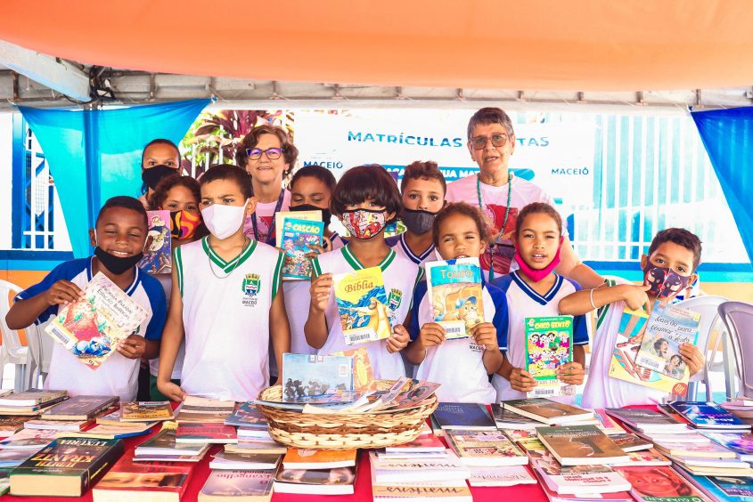 Feira literária contará com venda de livros. Foto: Jamerson Soares (estagiário)/Ascom Semed