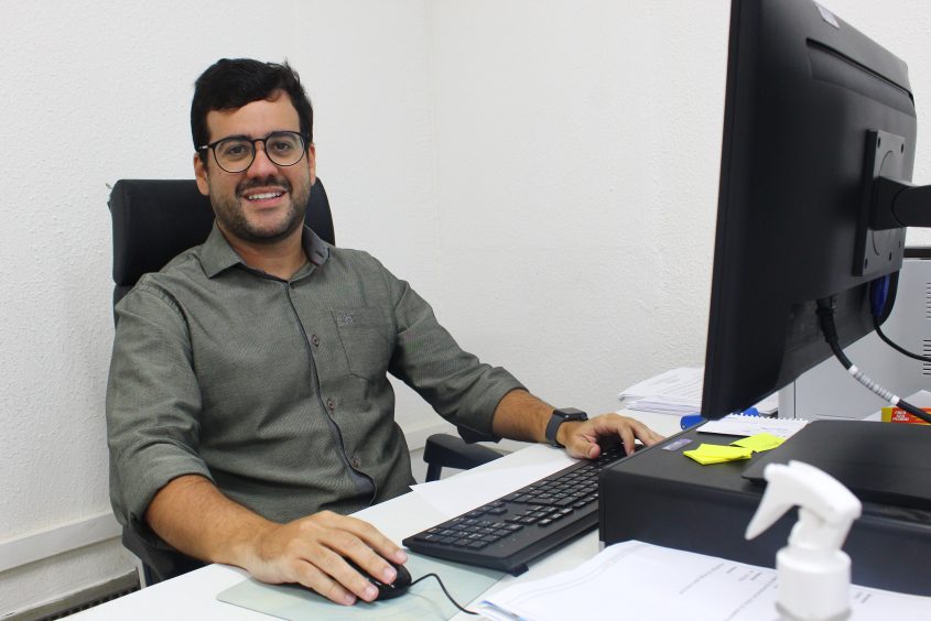 Augusto Rocha, diretor de gestão administrativa da Semed. Foto: Pedro Farias / Ascom Semed