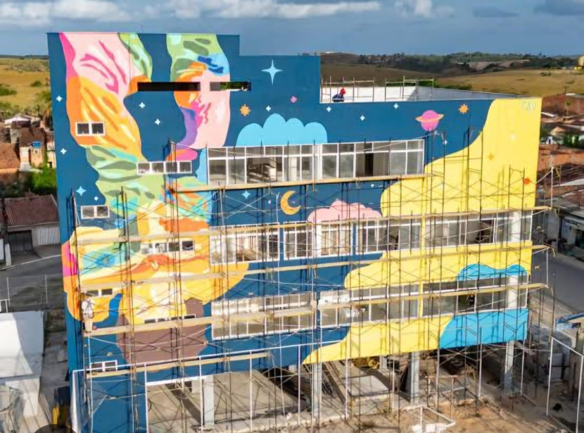 Parque Biblioteca do Biu em fase final de construção. Foto: Itawi Albuquerque/ Secom Maceió