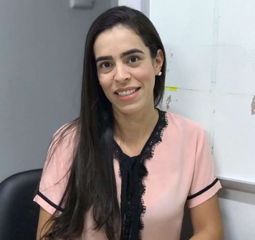 Gabriella Costa, fisioterapeuta do Nasf. Foto: Ascom SMS