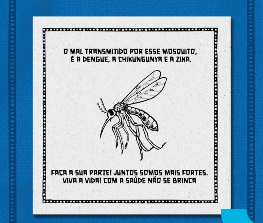 Cordel intitulado Maldito Mosquito ensina todos a combaterem o  Aedes aegypti