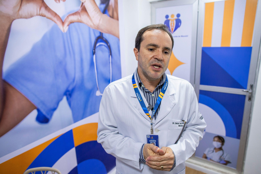 Presidente da Junta Médica do município de Maceió, médico Danyel Alves. Foto: Alisson Frazão/Secom Maceió
