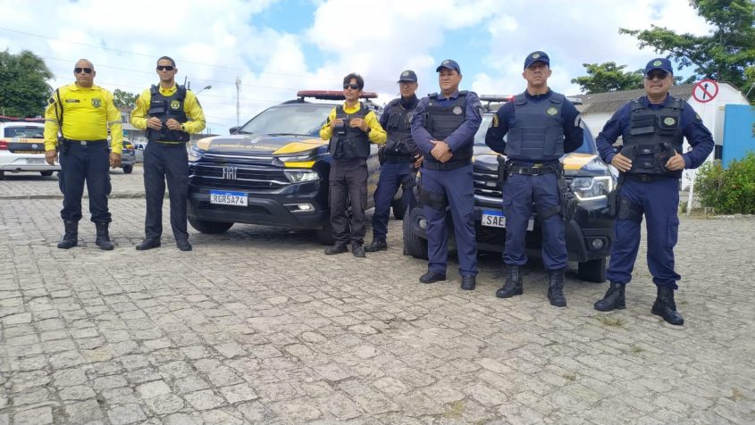 Equipes do GAS e da SMTT trabalham juntas trazendo mais segurança às ruas de Maceió. Foto: Alberto Jorge / Ascom Semscs